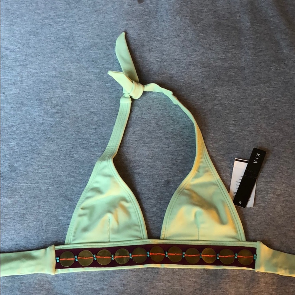 Mint green Bikini top